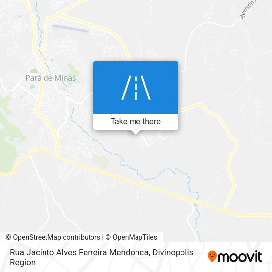 Rua Jacinto Alves Ferreira Mendonca map