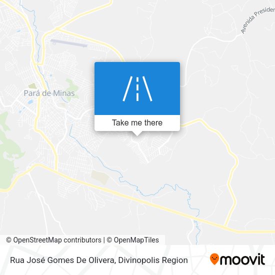 Rua José Gomes De Olivera map