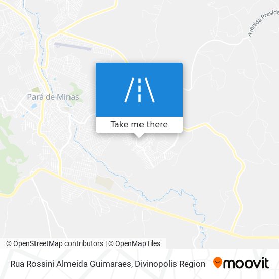 Rua Rossini Almeida Guimaraes map