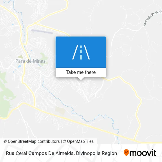 Rua Ceral Campos De Almeida map