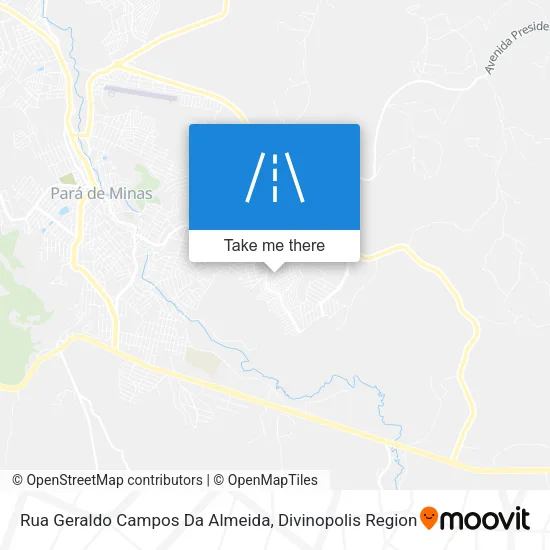 Rua Geraldo Campos Da Almeida map