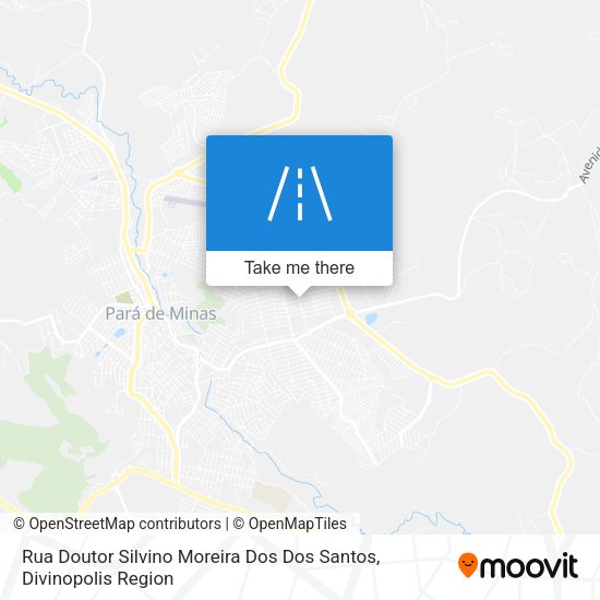Rua Doutor Silvino Moreira Dos Dos Santos map
