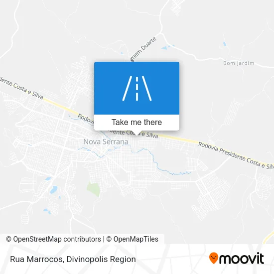 Rua Marrocos map