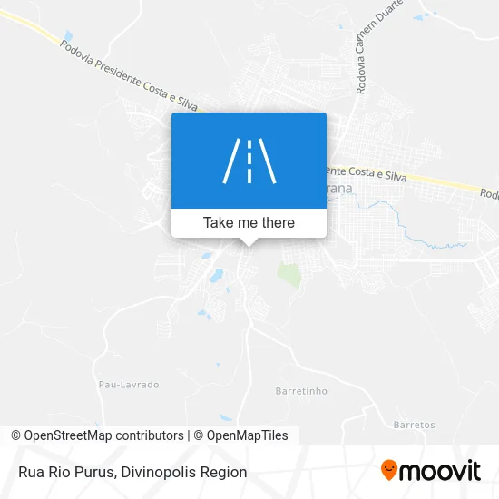 Rua Rio Purus map