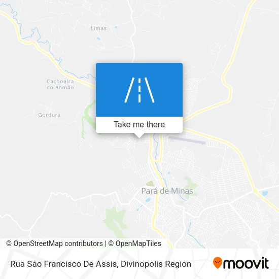 Rua São Francisco De Assis map