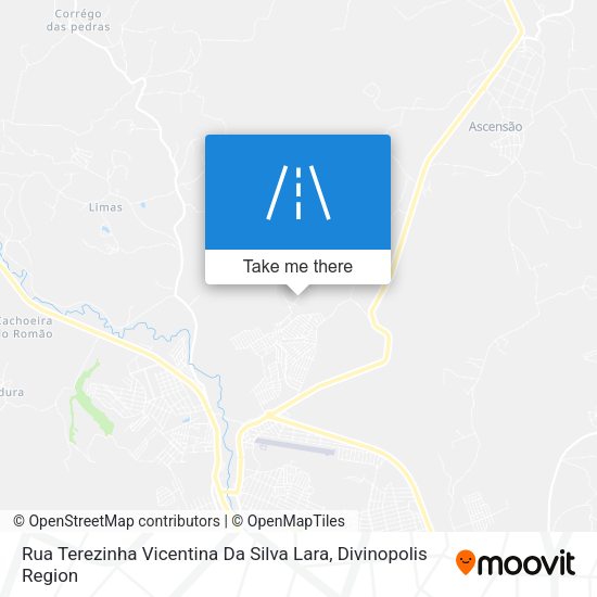 Rua Terezinha Vicentina Da Silva Lara map
