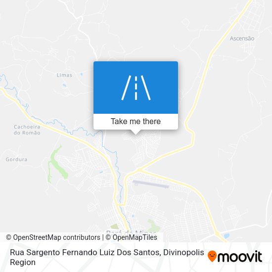 Rua Sargento Fernando Luiz Dos Santos map