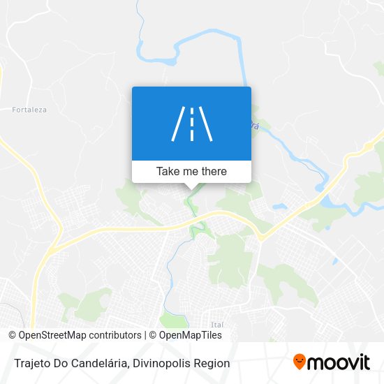 Trajeto Do Candelária map