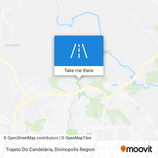 Trajeto Do Candelária map