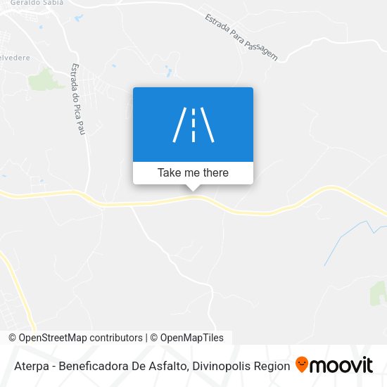 Aterpa - Beneficadora De Asfalto map