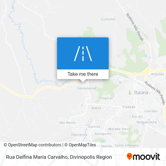Rua Delfina María Carvalho map