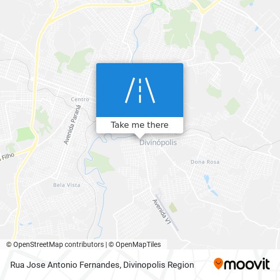 Rua Jose Antonio Fernandes map