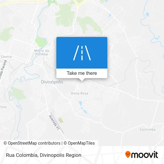 Rua Colombia map
