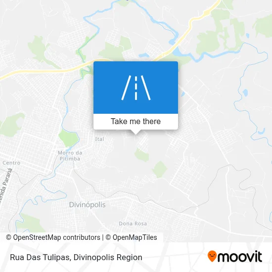 Rua Das Tulipas map