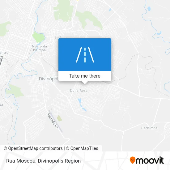 Rua Moscou map