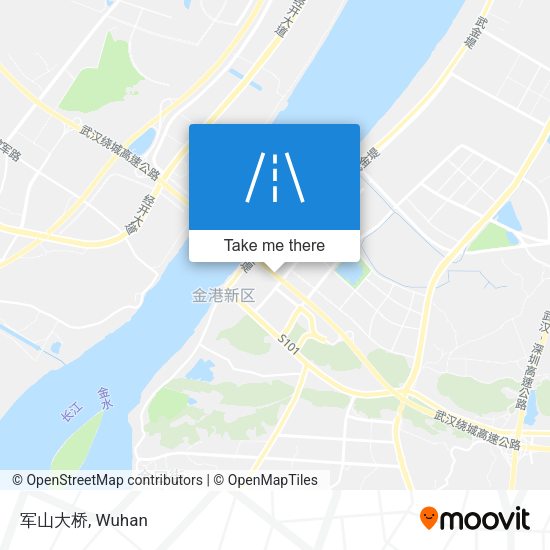 军山大桥 map