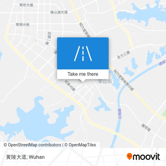 黄陵大道 map