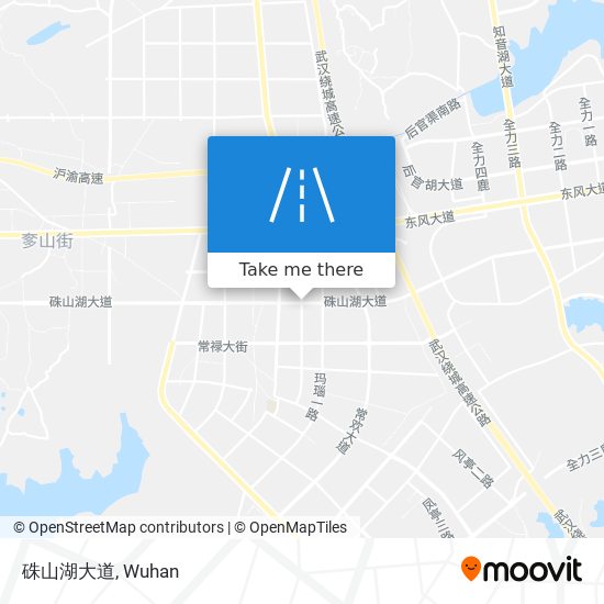 硃山湖大道 map