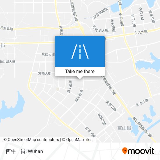 西牛一街 map