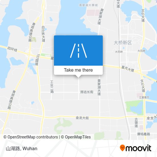 山湖路 map