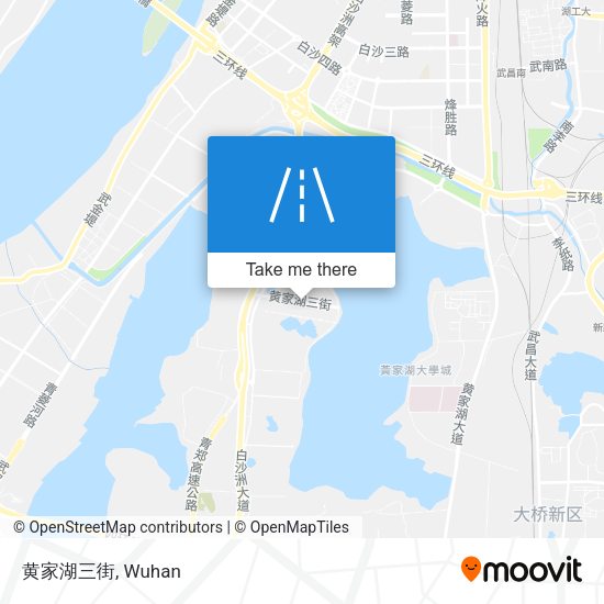 黄家湖三街 map