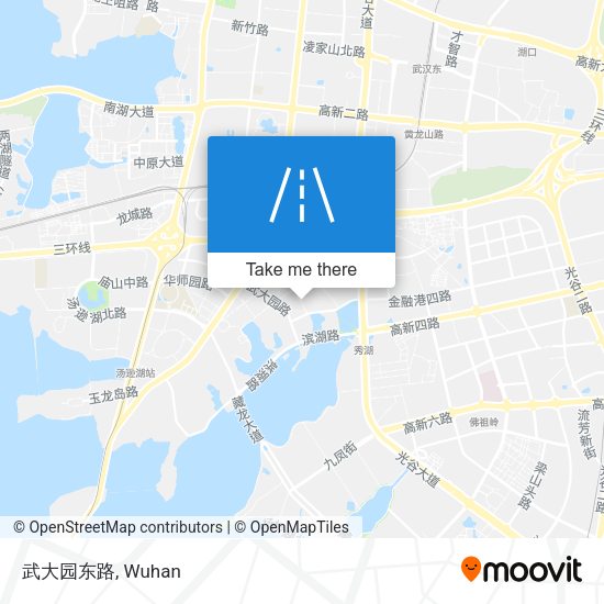 武大园东路 map
