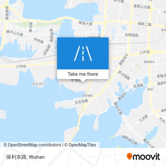 保利东路 map