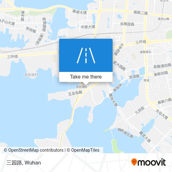 三园路 map