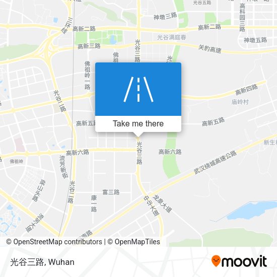 光谷三路 map