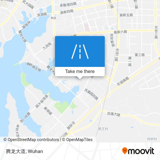 腾龙大道 map