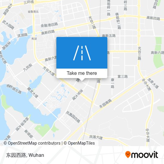 东园西路 map