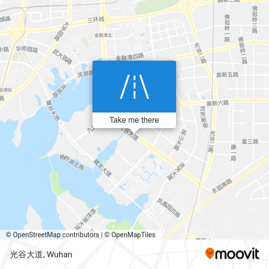 光谷大道 map