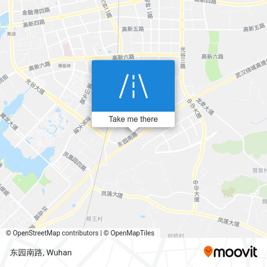 东园南路 map