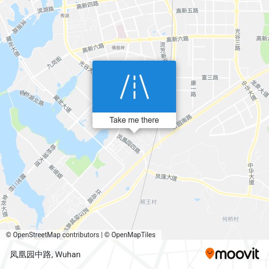 凤凰园中路 map