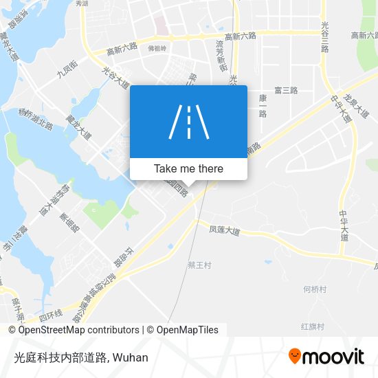 光庭科技内部道路 map