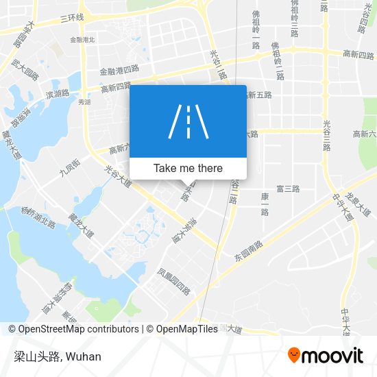梁山头路 map