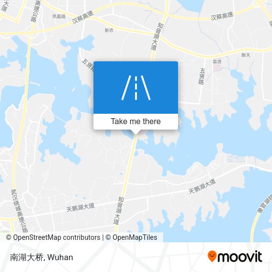 南湖大桥 map