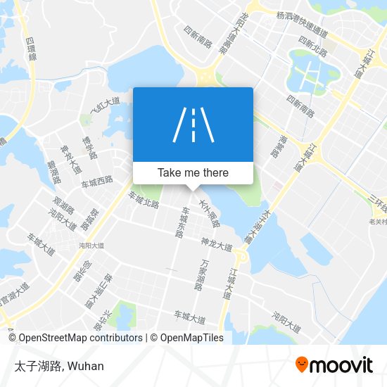 太子湖路 map