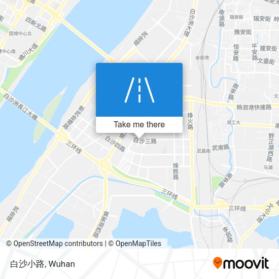 白沙小路 map