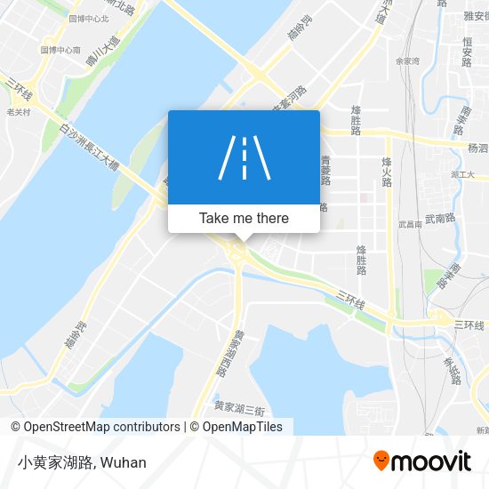 小黄家湖路 map