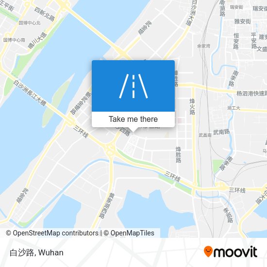 白沙路 map