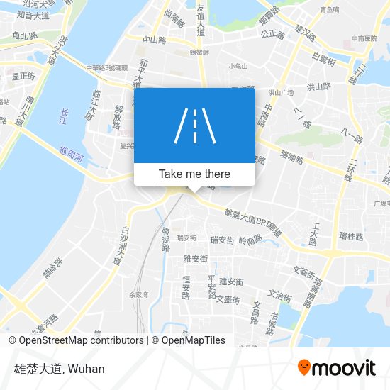 雄楚大道 map