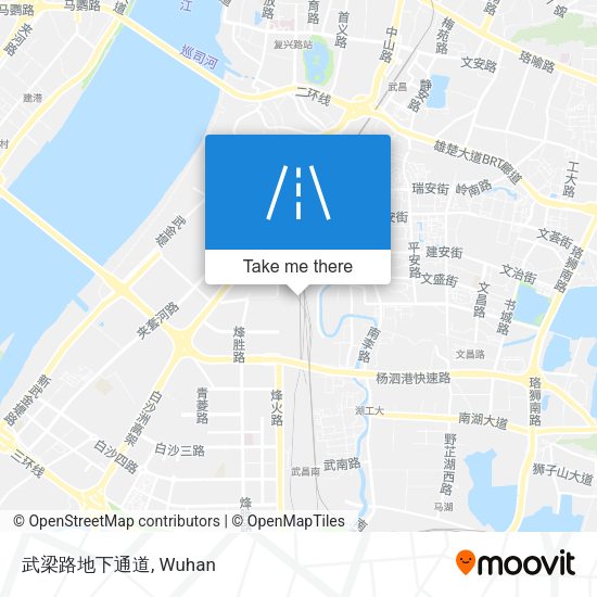 武梁路地下通道 map