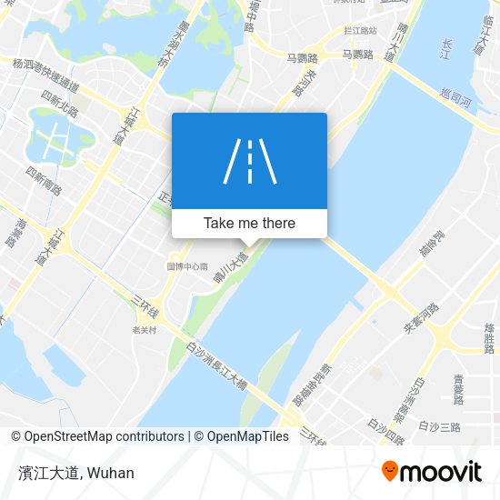 濱江大道 map