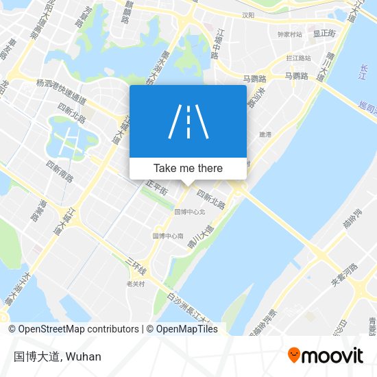 国博大道 map