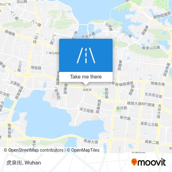 虎泉街 map