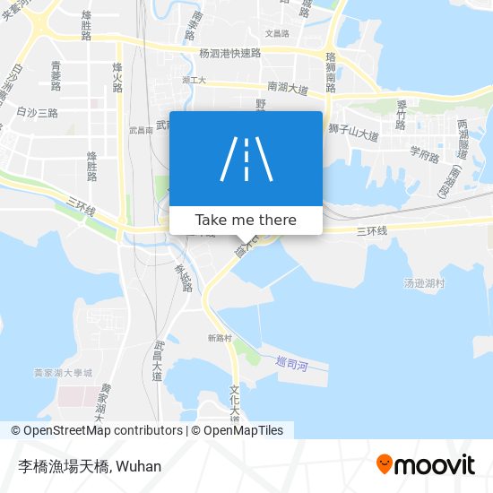 李橋漁場天橋 map