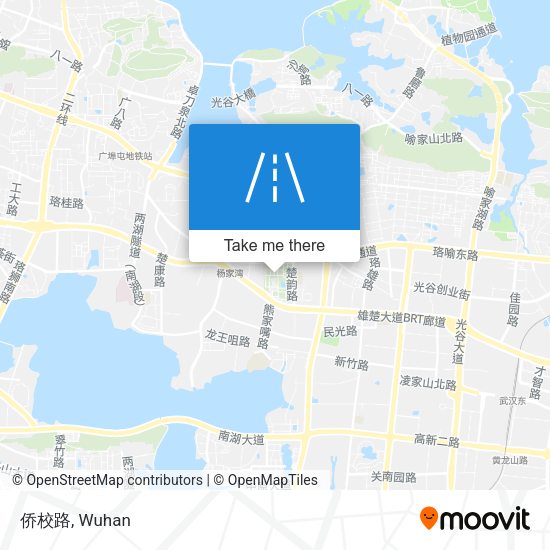 侨校路 map