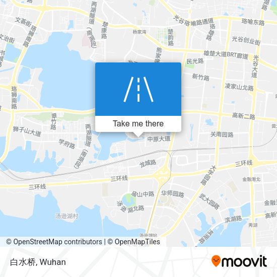 白水桥 map