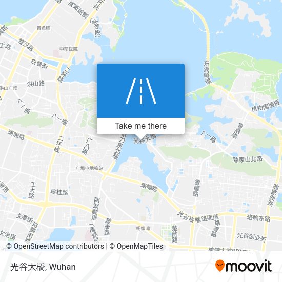 光谷大橋 map